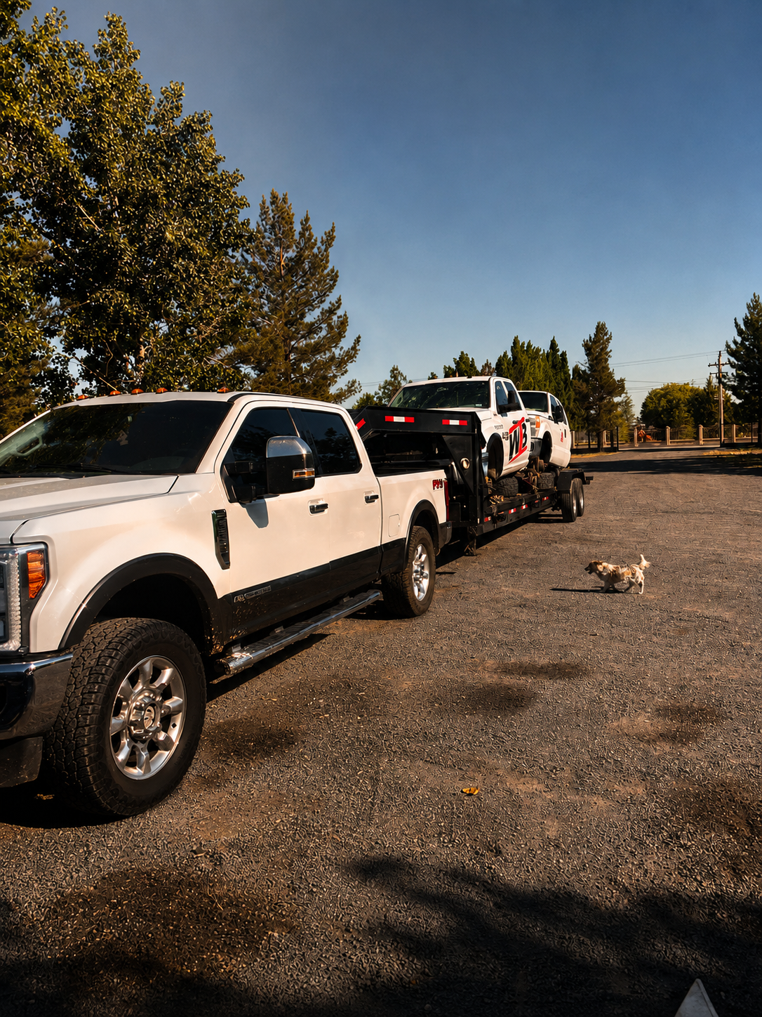 ADC Diesel truck hauling inventory